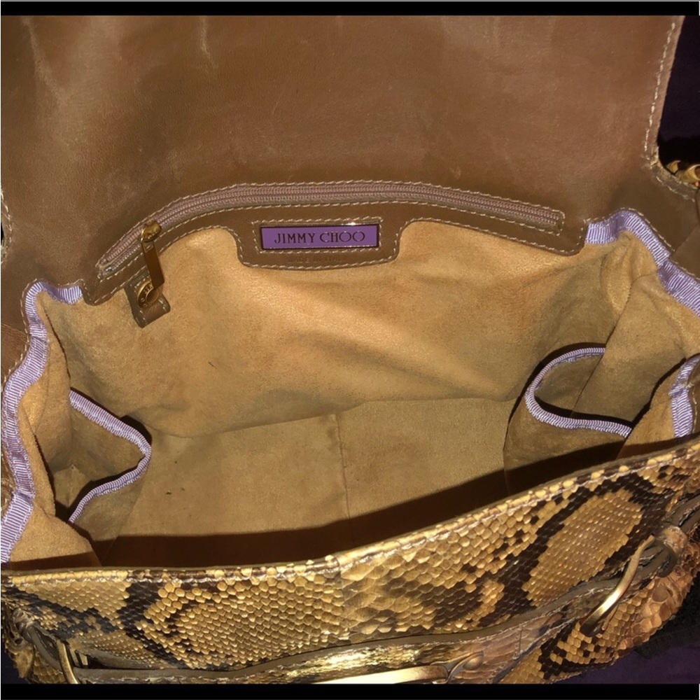 Jimmy Choo python shoulder bag EUC - Picture 6 of 9